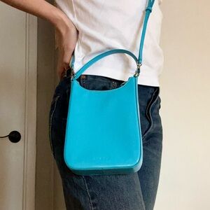STAUD Vibrant Blue Crossbody Bag